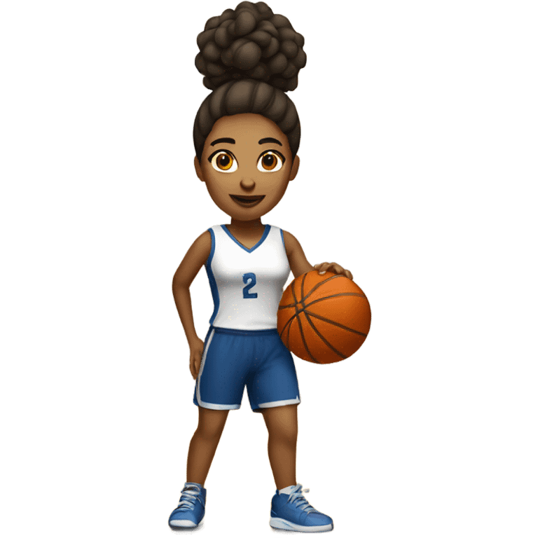 latina playing basketball  emoji