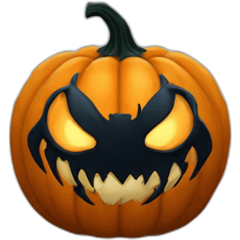 symbiote venom pumpkin emoji