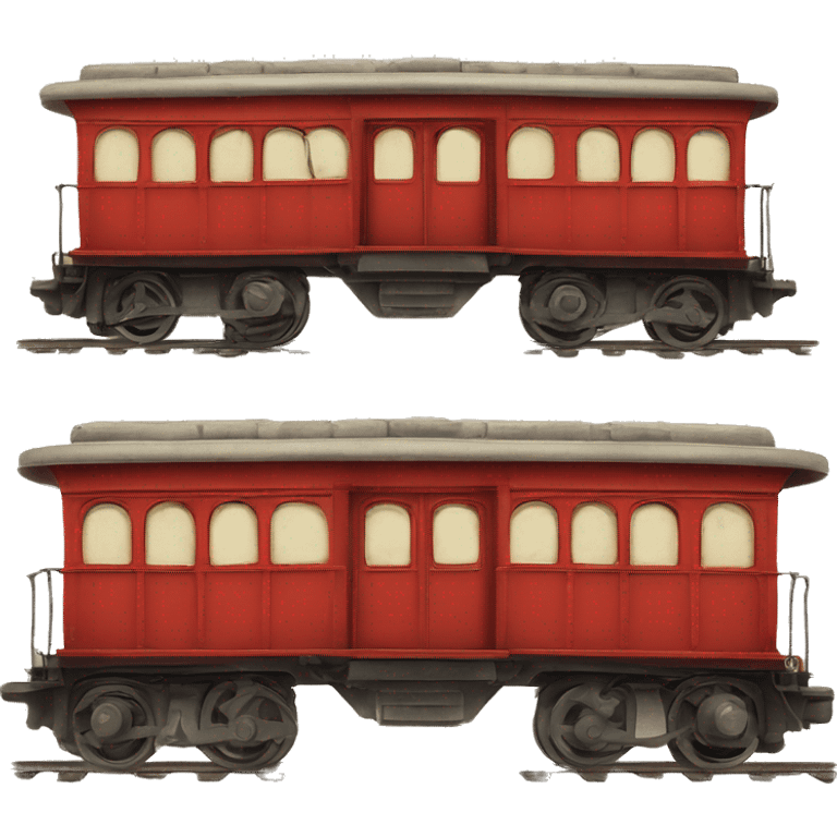 red train vintage emoji