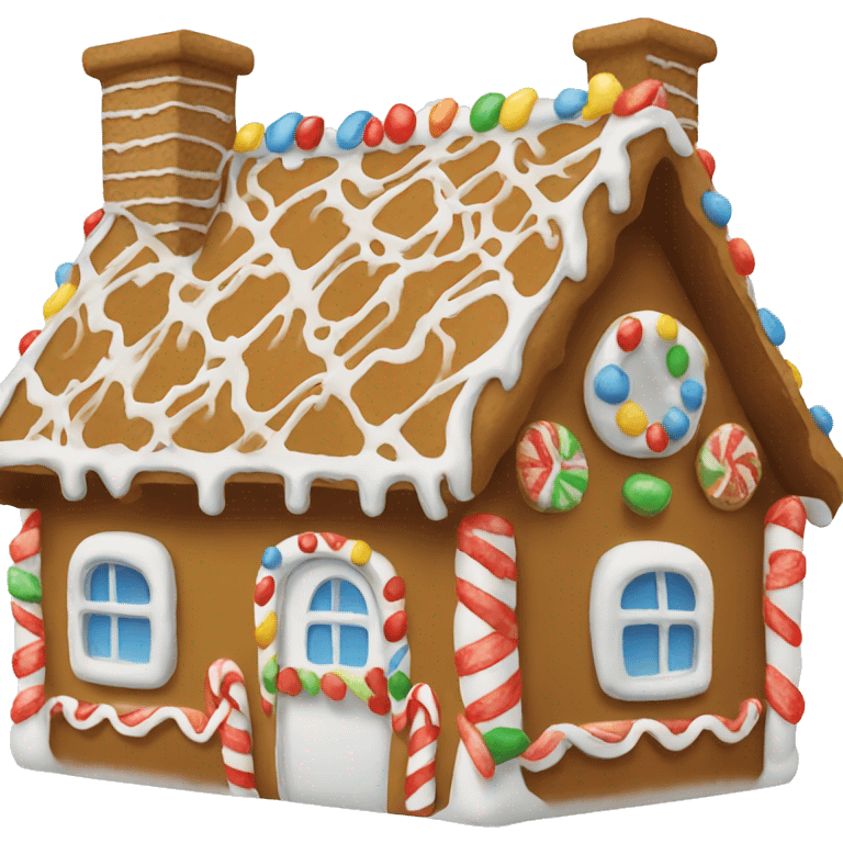 gingerbread house emoji