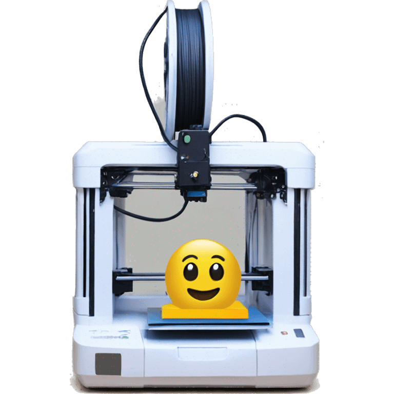 3D Printer 3 Dimensions emoji