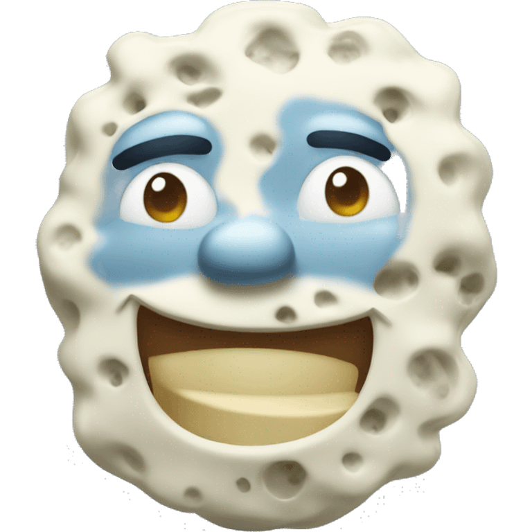 Roquefort with laughing face 🤣 emoji