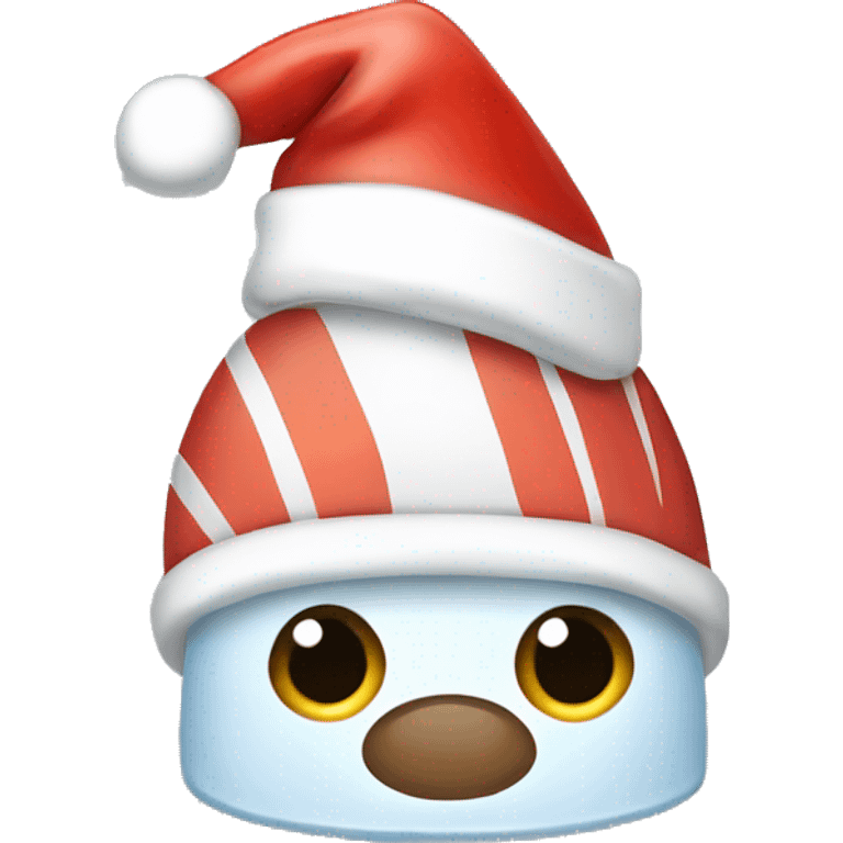 igloo xmas santa hat emoji