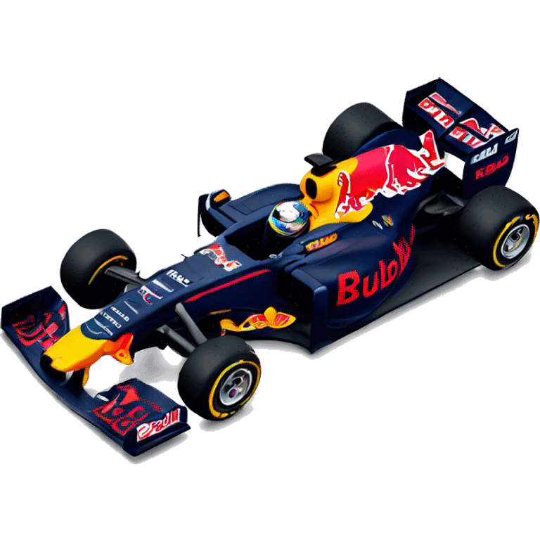 formula 1 car red bull livery  emoji