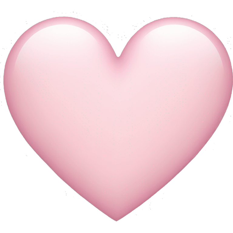 Light pink heart emoji