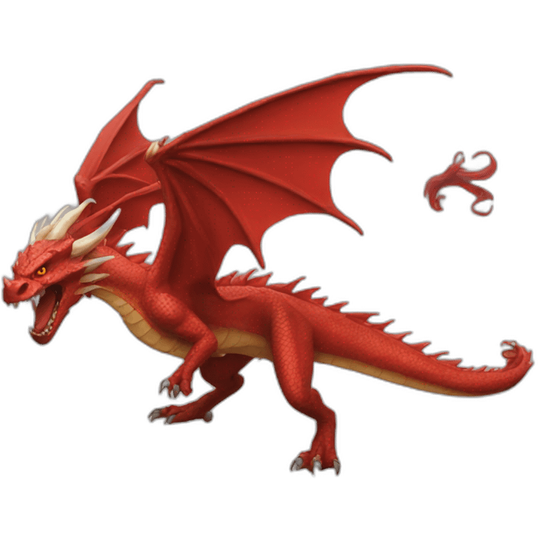 rage red dragon emoji