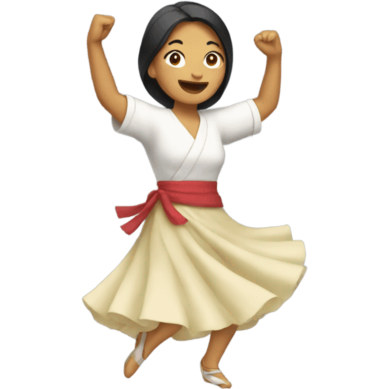 Filipino lady dancing emoji