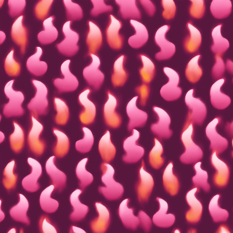 pink fire  emoji