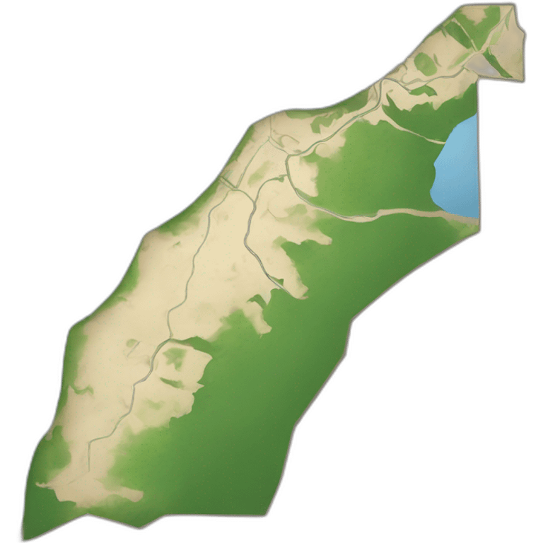 Map of palestin emoji