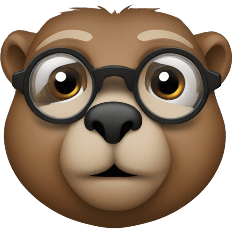 Spying groundhog  emoji