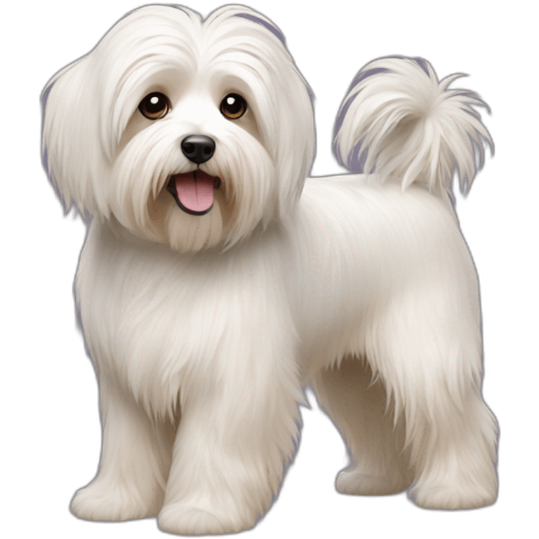 Dog havanese full height emoji