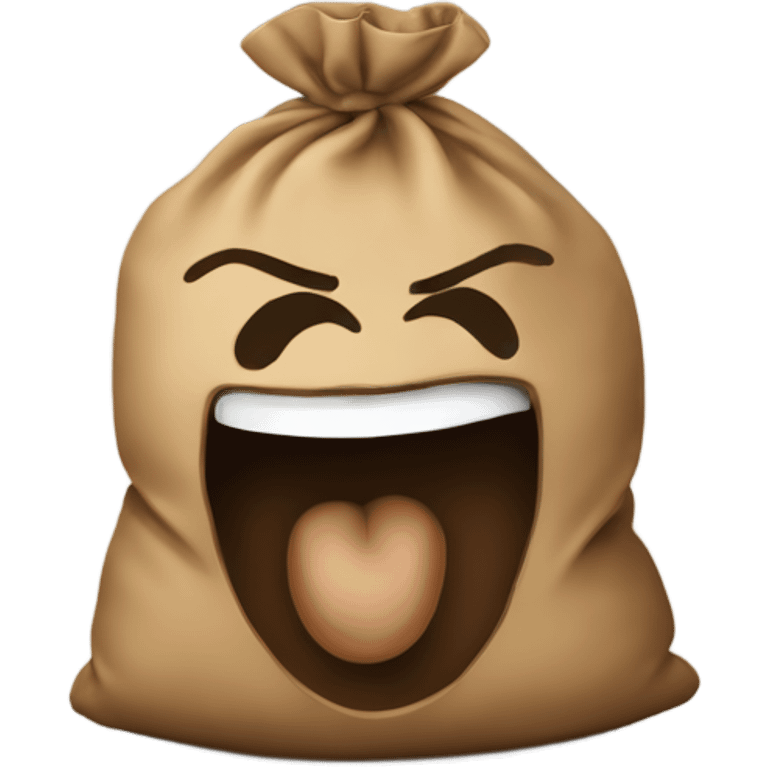 Sack of nut emoji