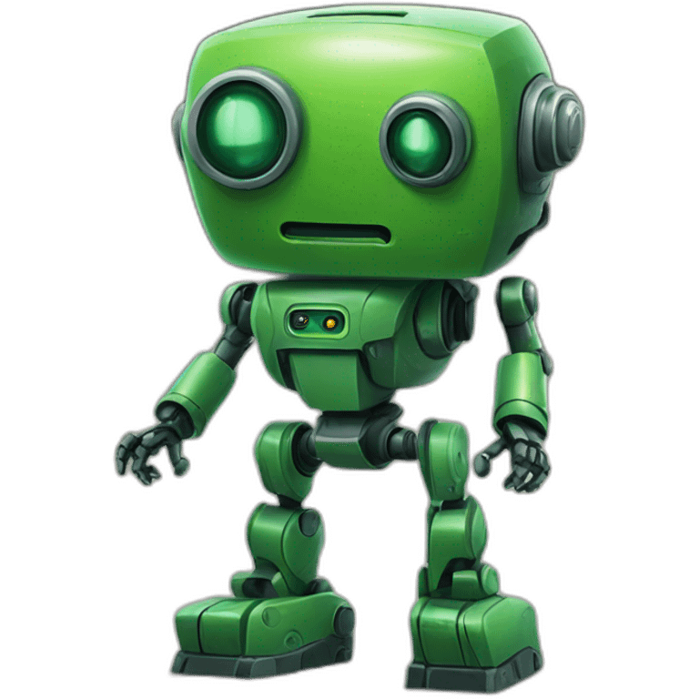 green robot emoji