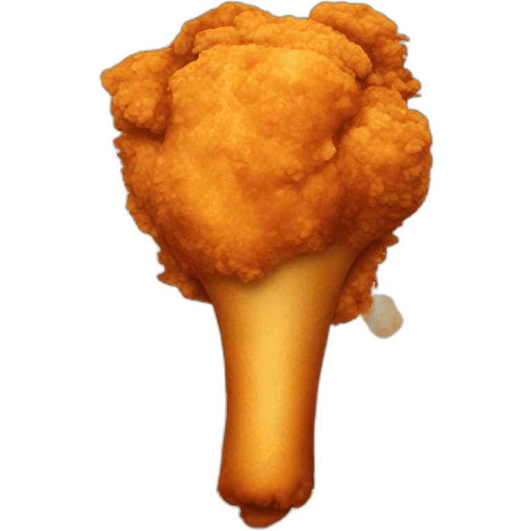 fried chicken drumstick emoji