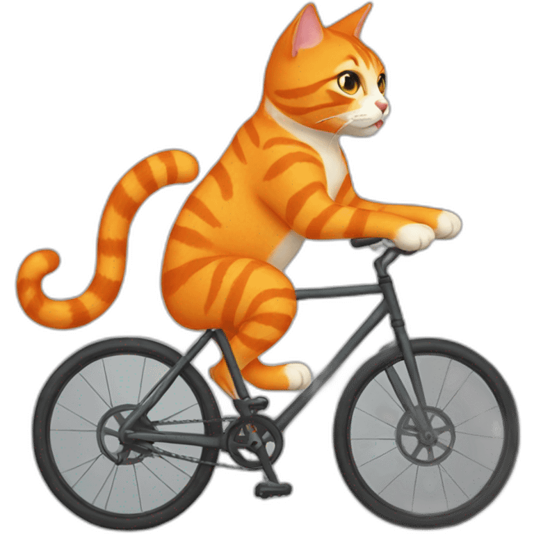 orange-cat-cycling emoji