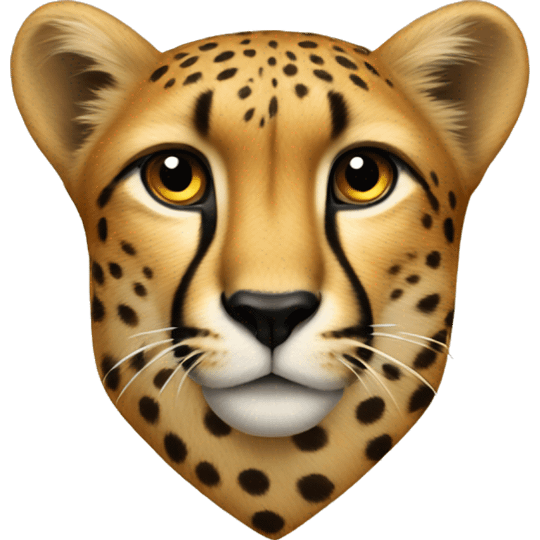 Cheetah heart emoji