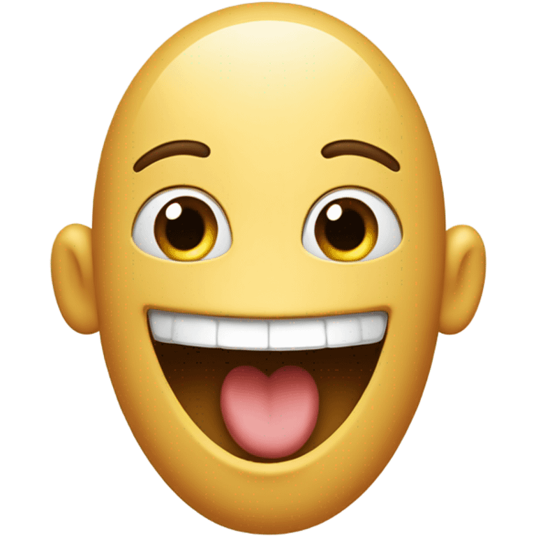 Smile with penis emoji