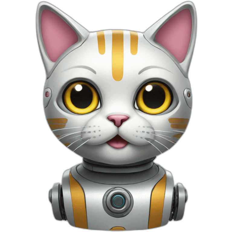 Cat robot emoji