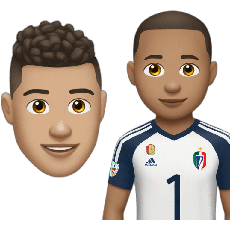 ronaldo et mbappé  emoji