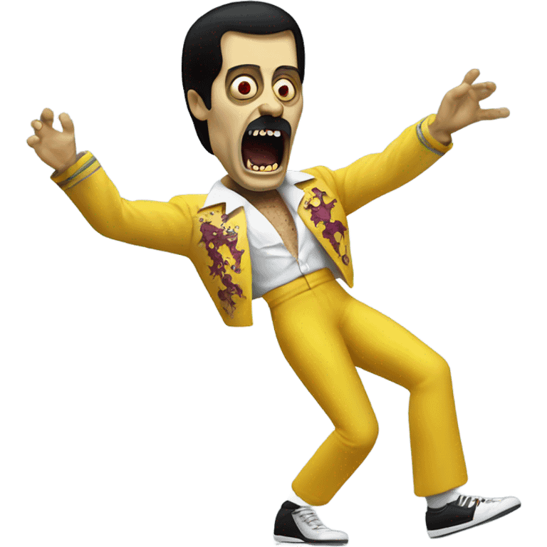 freddie mercury zombie dancing emoji