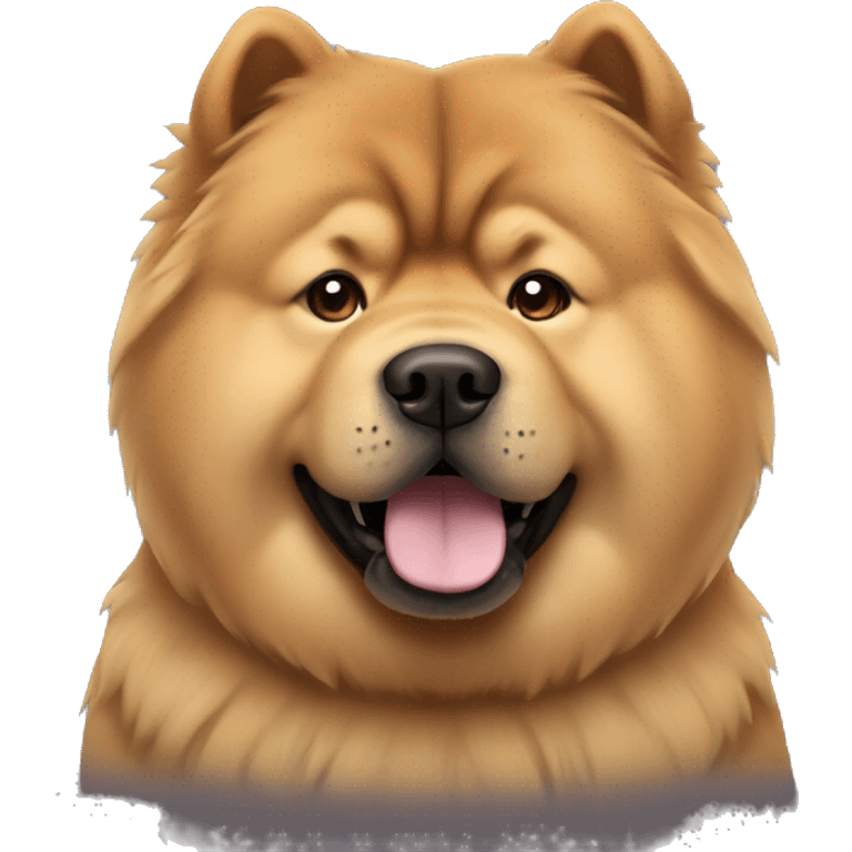 Chow chow brown emoji