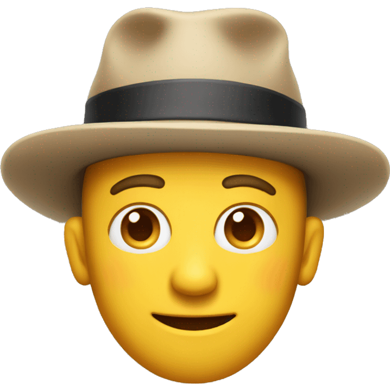 man with hat and squinty eyes emoji