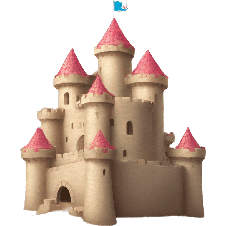 Hello kitty castillo de arena  emoji