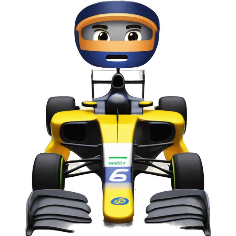 Lando Norris formula one car emoji