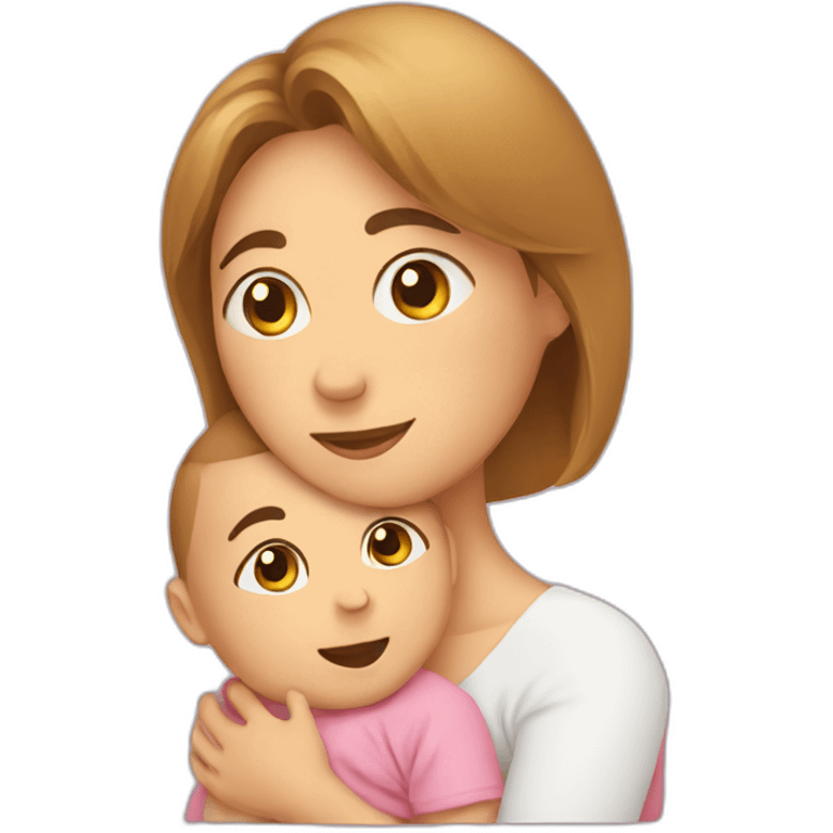 mom and baby emoji