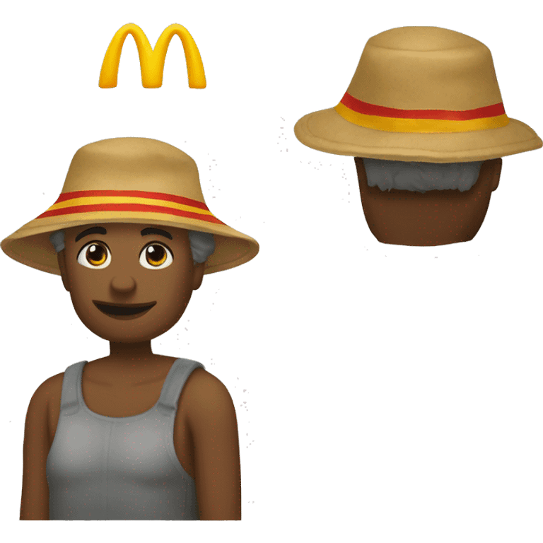 McDonald’s bucket hat  emoji