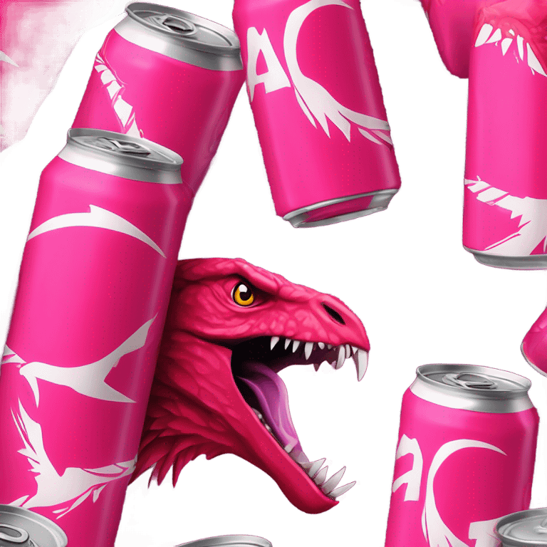 Rasperry raptor Energy Drink  emoji