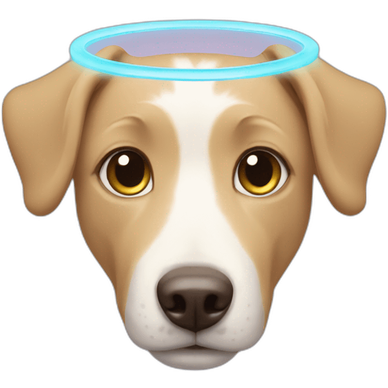 dog with halo emoji