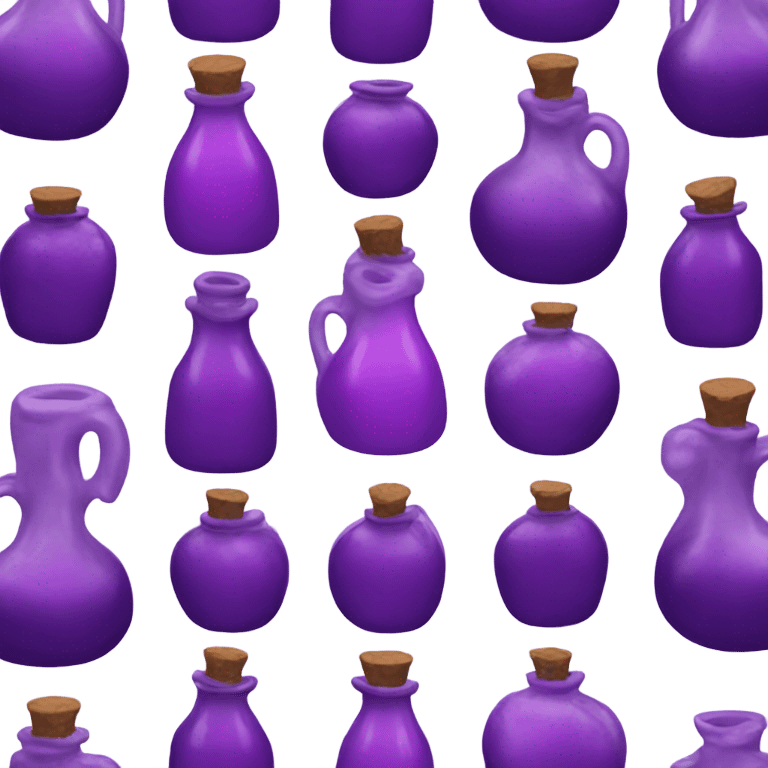 purple potion emoji