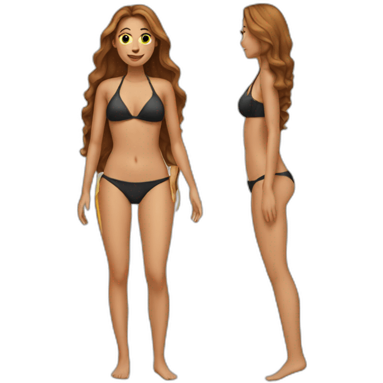 Woman wearing Bikini emoji