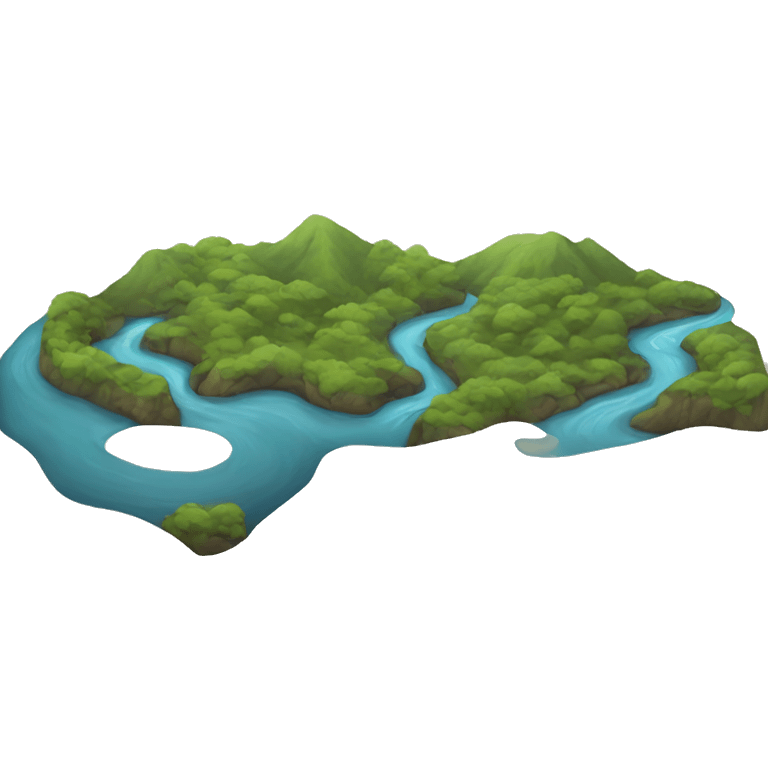 A river emoji