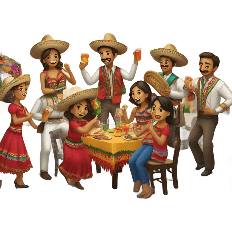 Mexican party  emoji