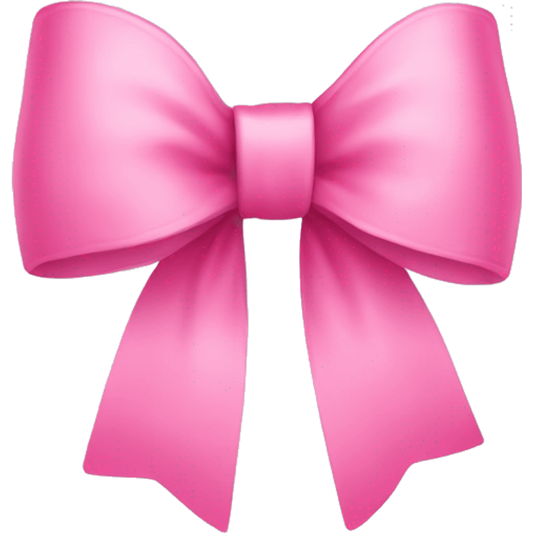 Cute pink bow emoji