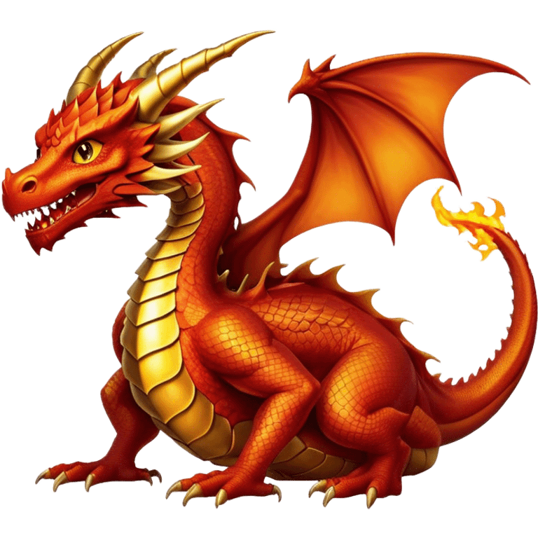 Smaug the dragon from the Hobbit emoji