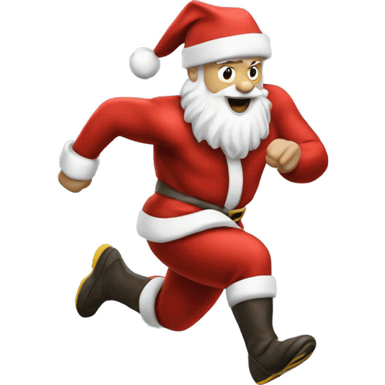 skipping sprint review santa emoji