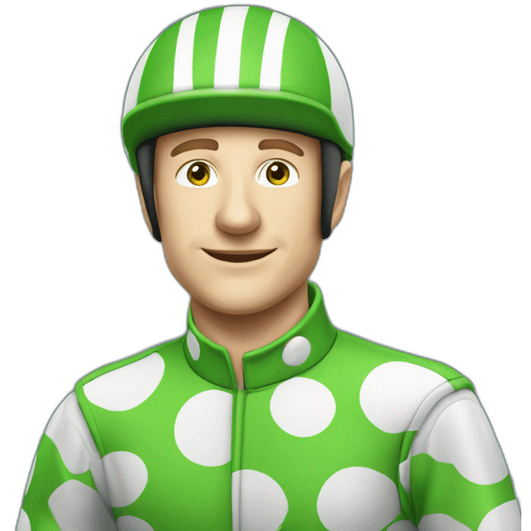 paul townend green polka dot jockey emoji