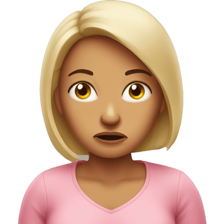 Annoyed mom emoji