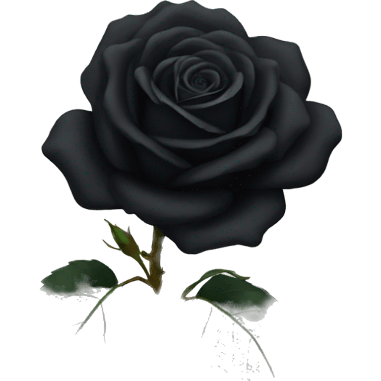 black rose emoji