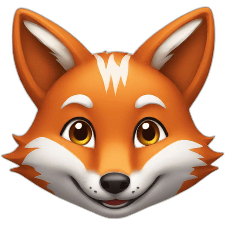 fox smiling emoji