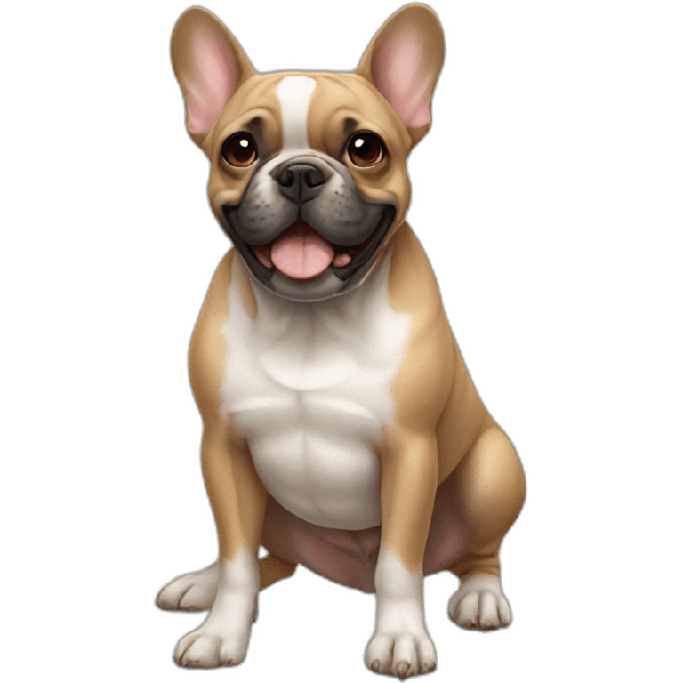 French bulldog emoji