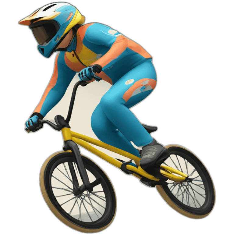 Piste de bmx race emoji