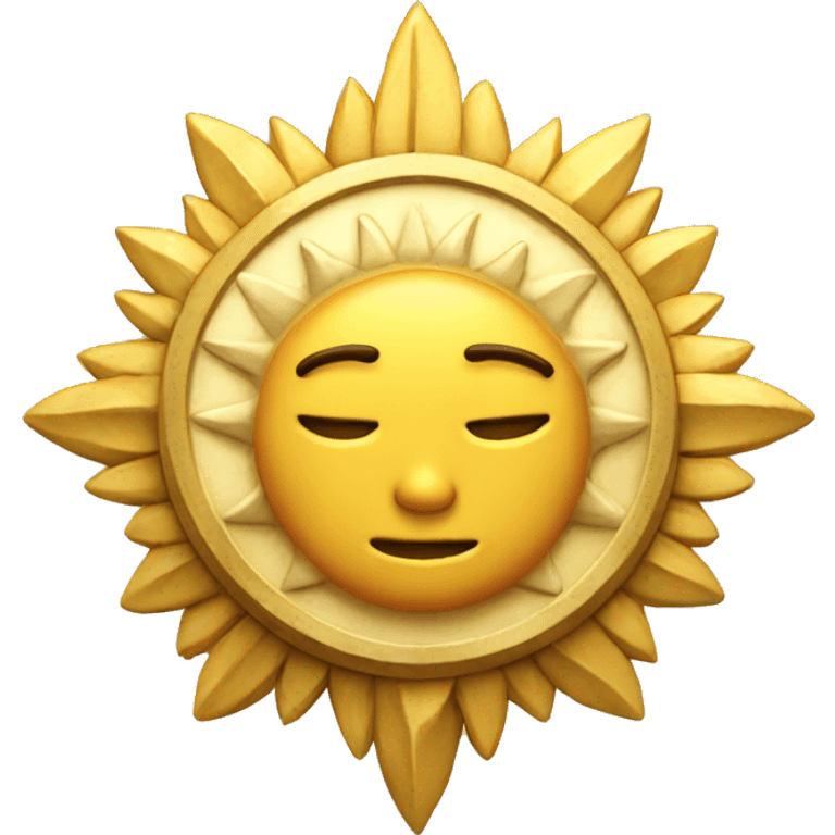 plaque soleil emoji