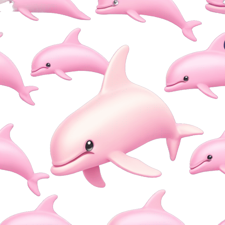 Pastel-pink-colors-dolphin emoji