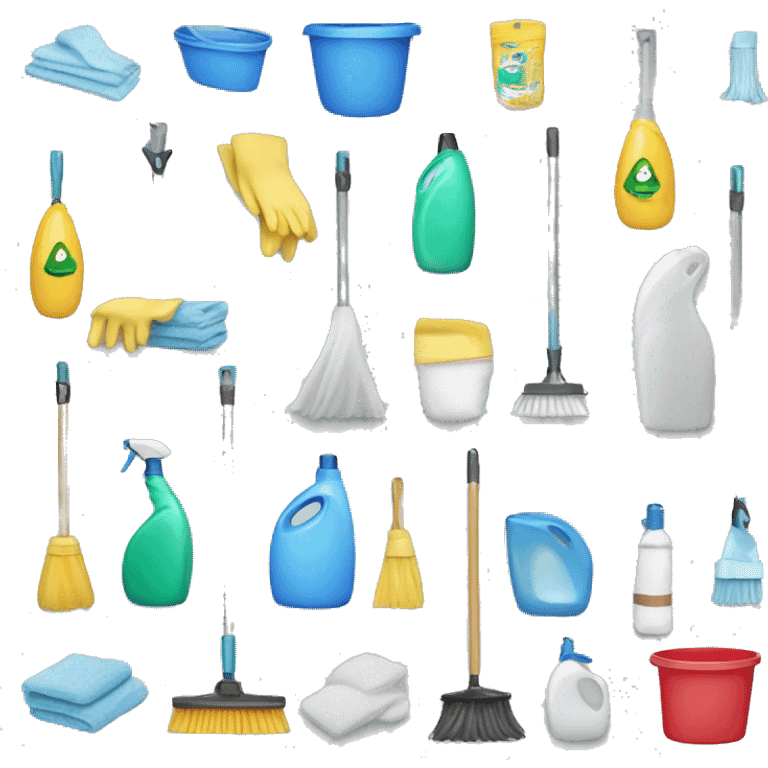 Cleaning supplies  emoji