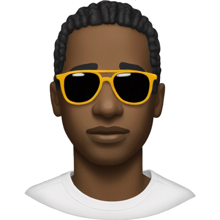 travis scott with a shades emoji