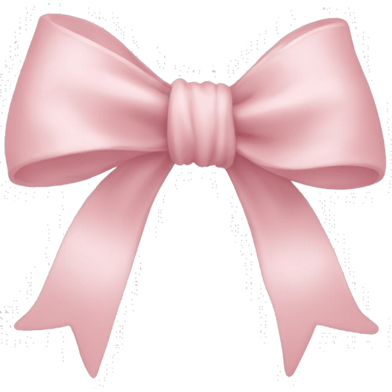 light pink stringy bow emoji